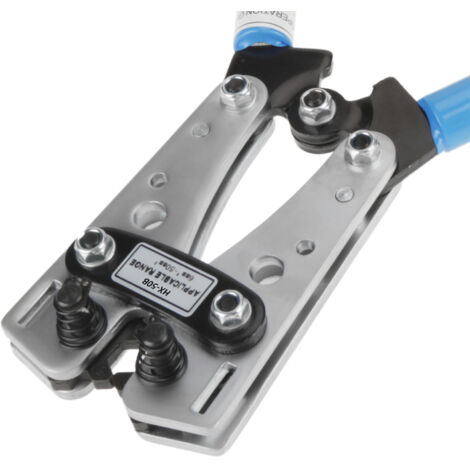 HX-50B Crimpzange für 6 bis 50 mm Kabelschuhe - Sechskant-Crimpzange für Kabel und Drähte (Blau)