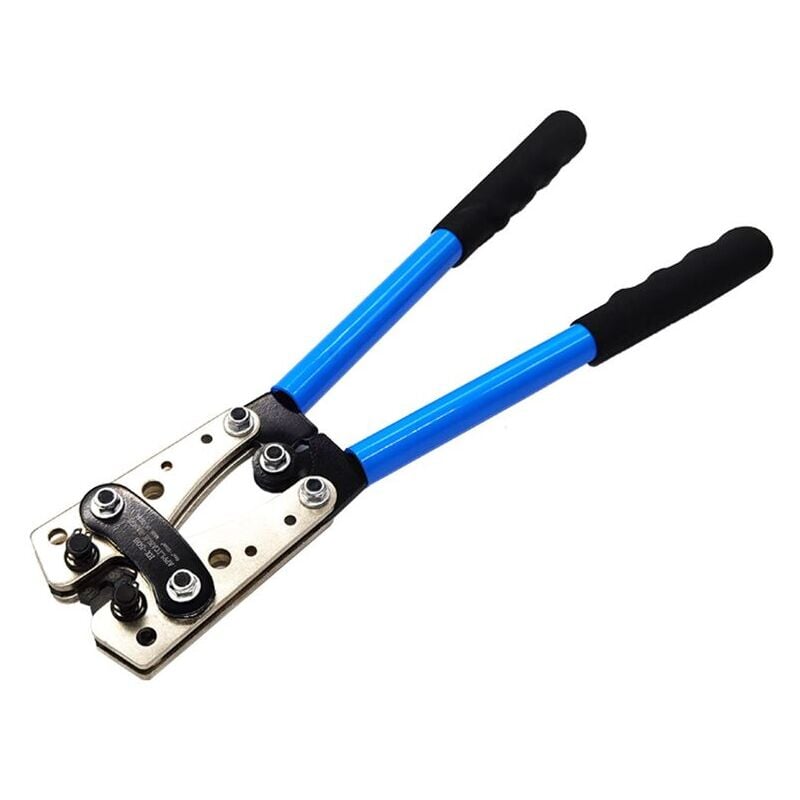 HX-50B Pince à Sertir Cosses à Sertir pour Embouts de Câbles électriques Outil de Sertissage Isolé à Cliquet