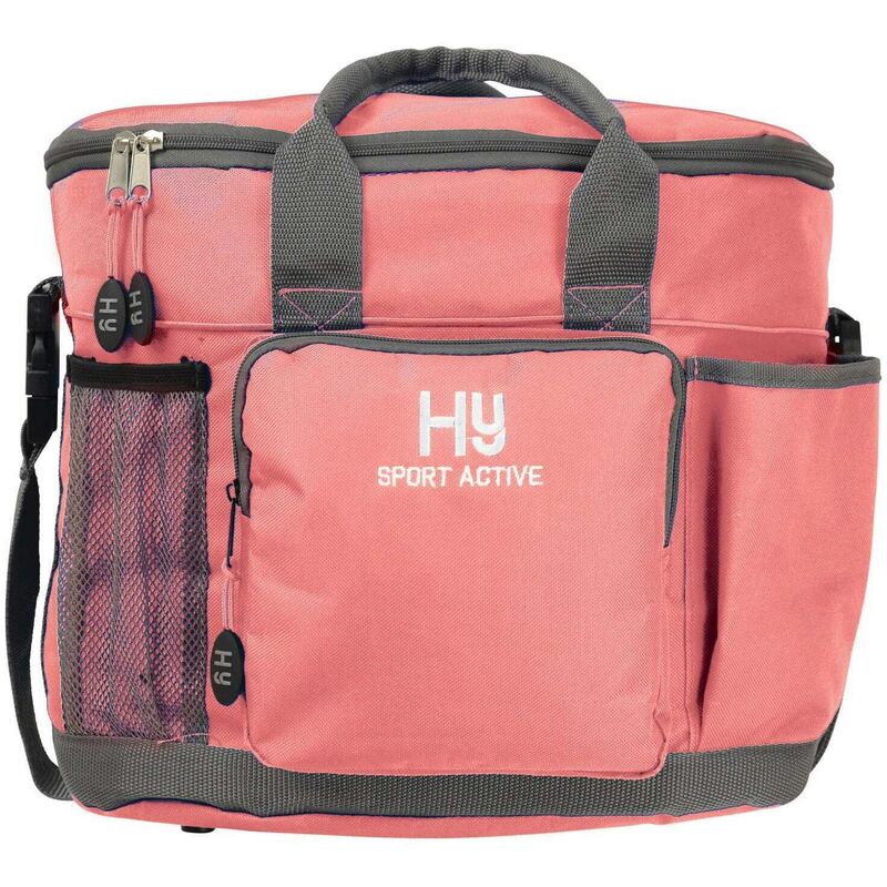 Horse Grooming Bag (One Size) (Coral Rose) - Coral Rose - Hy Sport Active