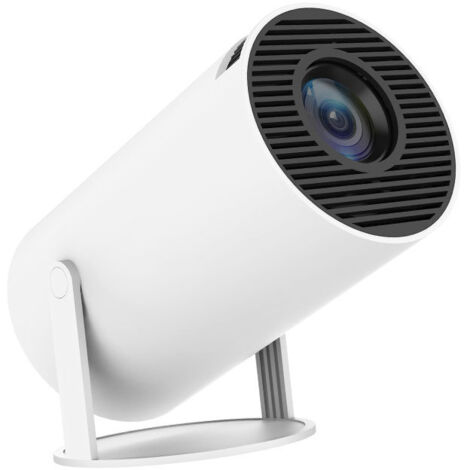 HY300 Portable Projector, White Home Projector, Android System, 1280 × 720