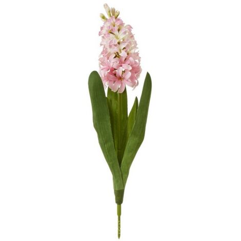 Hyacinth (Single Stem Flower) - Plastic - Height 44 cm - Pink