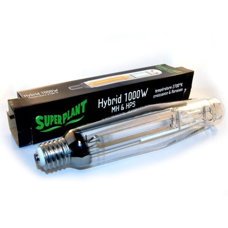 Ampoule Hybrid MH/HPS 1000W - 2500°K - Douille E40 - Superplant