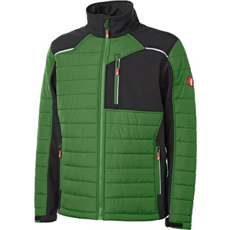 Hybrid-Steppjacke grün/schwarz Gr. 3XL Fortis