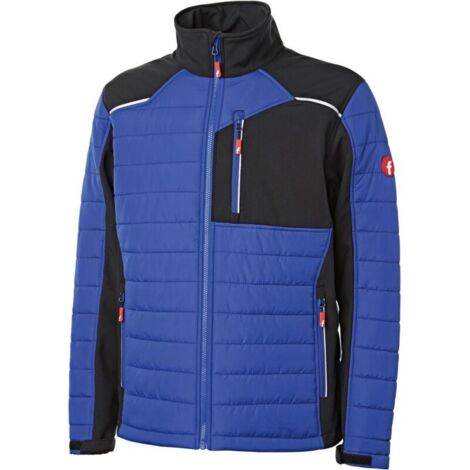 Hybrid-Steppjacke kornblau/schwarz Gr. M Fortis