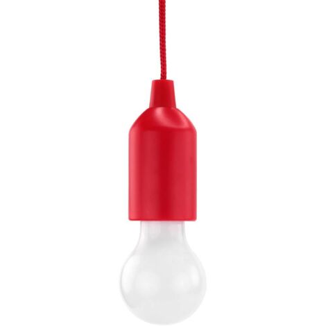HyCell 1600-0176 Pull-Light PL LED (monocolore) Luce da campeggio 25 lm a batteria 50 g Rosso