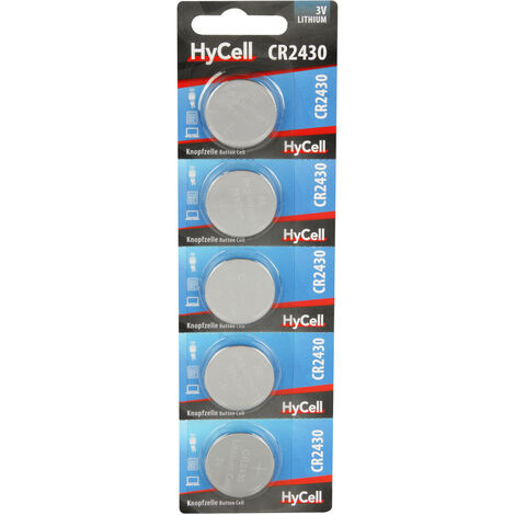 HYCELL GMBH HyCell Knopfzelle CR 2430 3 V 5 St. 300 mAh Lithium CR2430