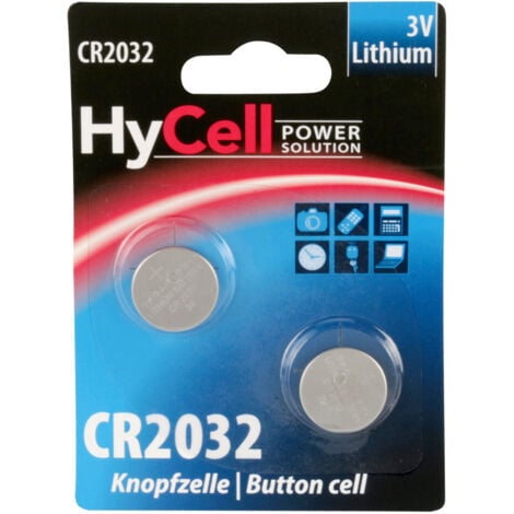 HyCell Lithium Knopfzellen CR2032