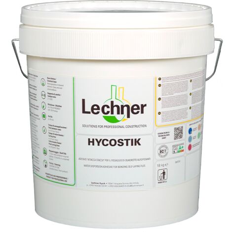 HYCOSTIK 5KG Adesivo collante attacca e stacca ideale per pavimenti in pvc e cushion (consumo 100g/mq)