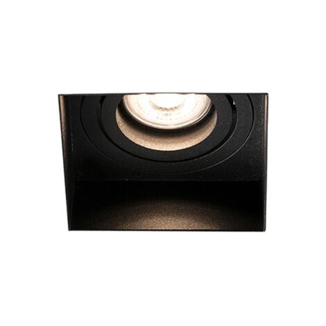 Hyde Nero Quadr. Orien. S/M Gu10 Marca Faro