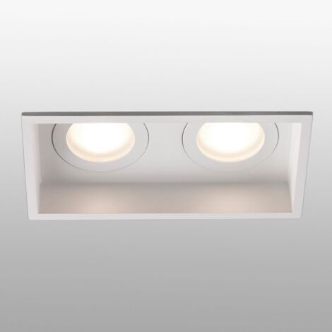 HYDE SQ 2L Empotrable techo negro Faro 40125