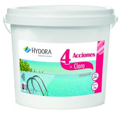 HYDORA PIH0010 Cloro 4 Acciones T250G 5kg - ref: PIH0010