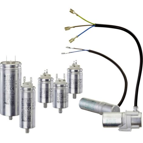 Hydra MKP_500_MKB 1uF 25x75+x 1 pc(s) Condensateur moteur MKP sortie radiale 1 µF 500 V/AC 5 % (Ø x L) 25 mm x 75 mm
