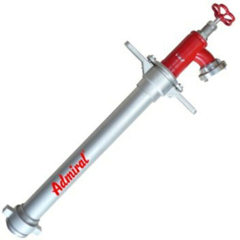 Hydrantenstandrohr STORZ Aluminium DN 80 1 x C-Abgang, 1 Ventil
