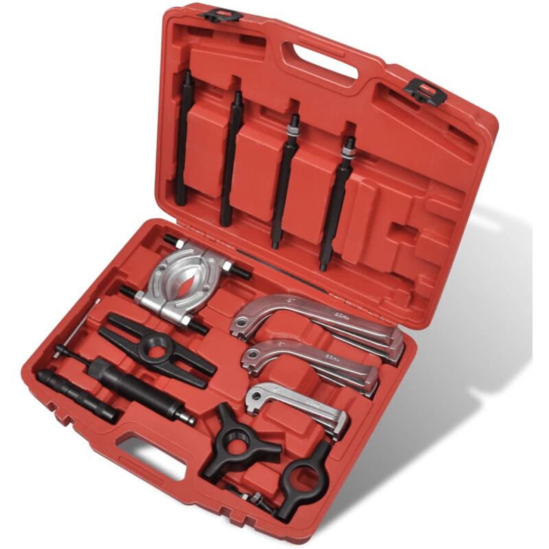 Hydraulic Bearing Puller and Separator Tool 25 pcs Vidaxl