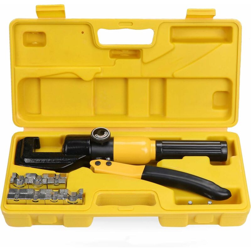 Tinor - Hydraulic Crimper, Hydraulic Crimper Manual, 10 Tons, 4-70 mm²