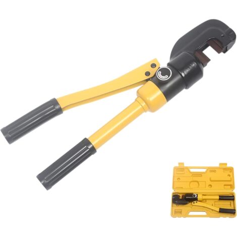 Hydraulic Rebar Cutter 4-22mm, Steel Bar Cutter Shear 13T Steel Rod Cutting Tool Hydraulic Bolt Cutter Heavy Duty Rebar Cutting Shearing Tool with Case