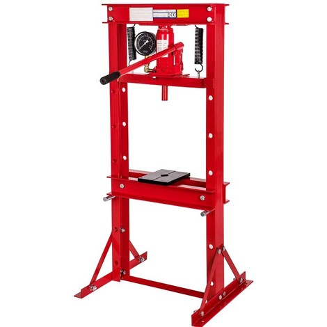 12Ton 12T Industrial Hydraulic Shop Press Bearing Workshop Garage Floor Standing