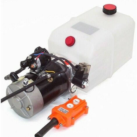 Hydraulik Pumpe Hydraulikaggregat 12V 180 bar Kipperpumpe LKW Kipper Stapler