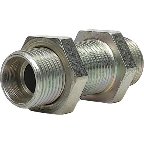 Hydraulikkupplung M18-M18 lang mit Mutter