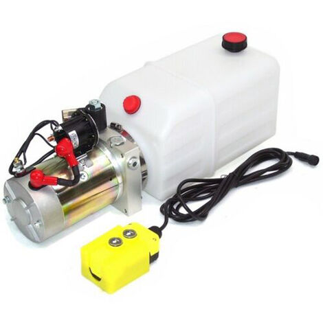 Hydraulikpumpe 56250 Tank 5 Ltr. Hydraulikaggregat 12 V 2000W Pumpe LKW Kipper