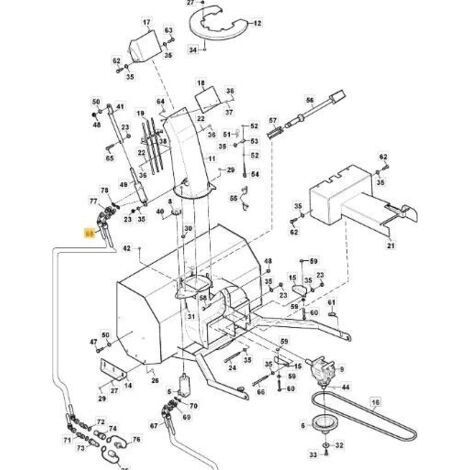 HYDRAULIKSCHLAUCH 1/4 ORIGINAL STIGA - 118890130/0