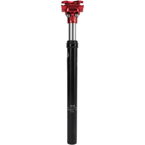 Hydraulische 27,2-mm-Federungssattelstütze für Mountainbikes, Stoßdämpfer KSP630-27,2x350mm, Schwarz und Rot