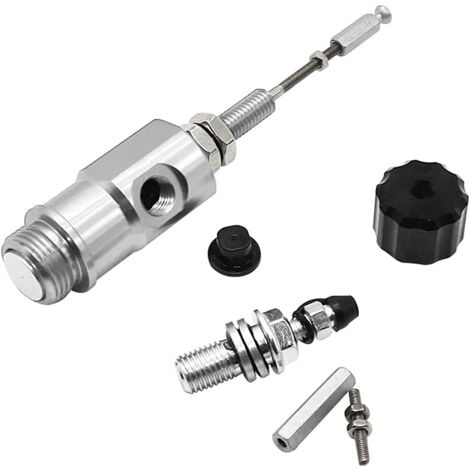 Hydraulische Kupplungsbremspumpe, Durchmesser 14 mm Motorrad-Hydraulikkupplungs-Hauptzylinderstangen-Bremspumpe Universelles Motorrad-Modifikationszubehör für die meisten Motorräder,Silber