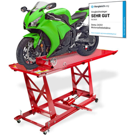 Hydraulische Motorrad Hebebühne 450kg Werkstattlift Reparatur Plattform Heber