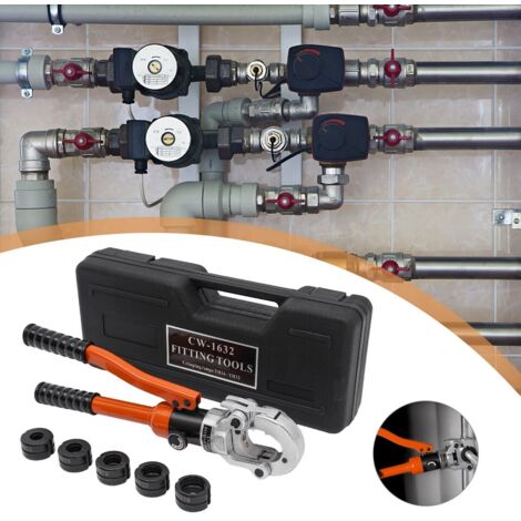 Hydraulische Presszange V Ø12-Ø28 mm Verbundrohr Rohrkontur 8-Tonnen-Presszange