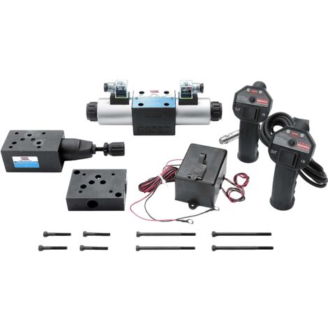 Hydraulische Richtungssteuerung CETOP5/NG10. Komplettset.