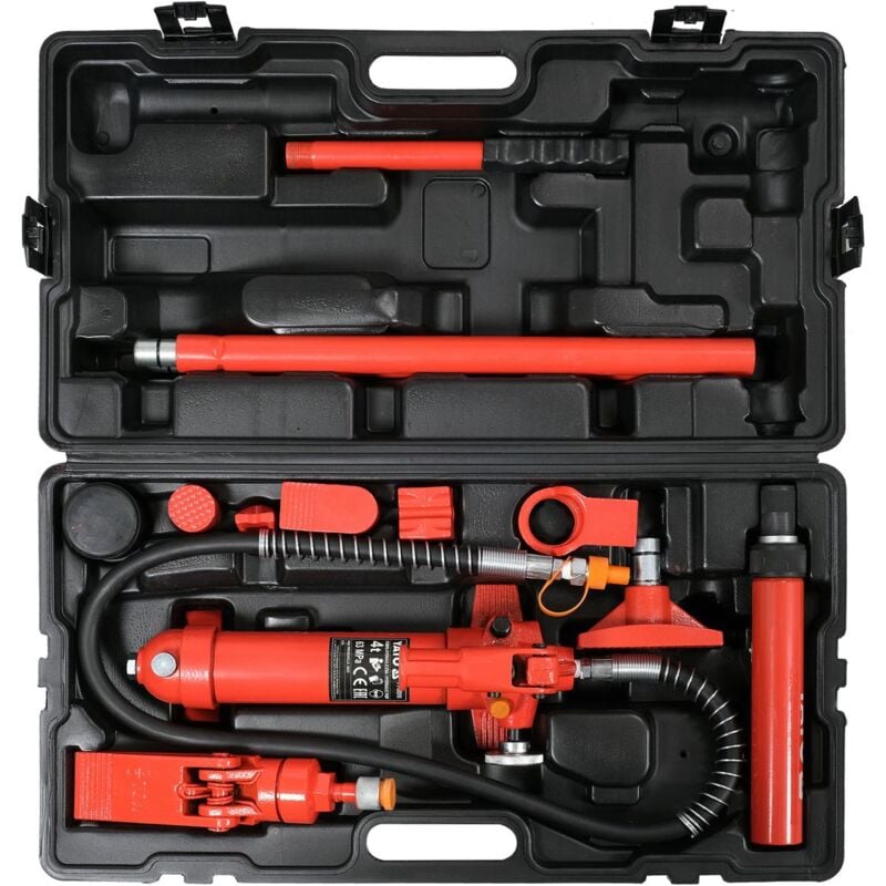 Hydraulischer Richtsatz Ausbeulsatz 4 Tonnen Karosseriepresse Set mit Zubehör – Yato YT-55500
