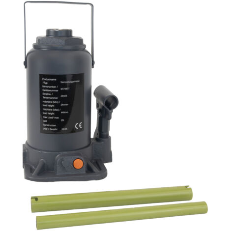 Hydraulischer Stempelwagenheber 20t Last 224 mm - 449 mm Hubhöhe