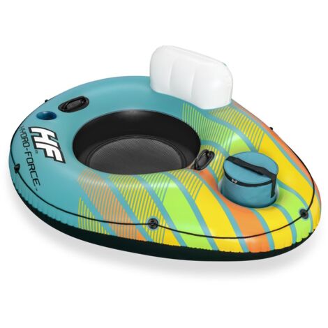 Hydro-Force™ Alpine Schwimmring mit Rückenlehne & Kühltasche 169 x 137 cm