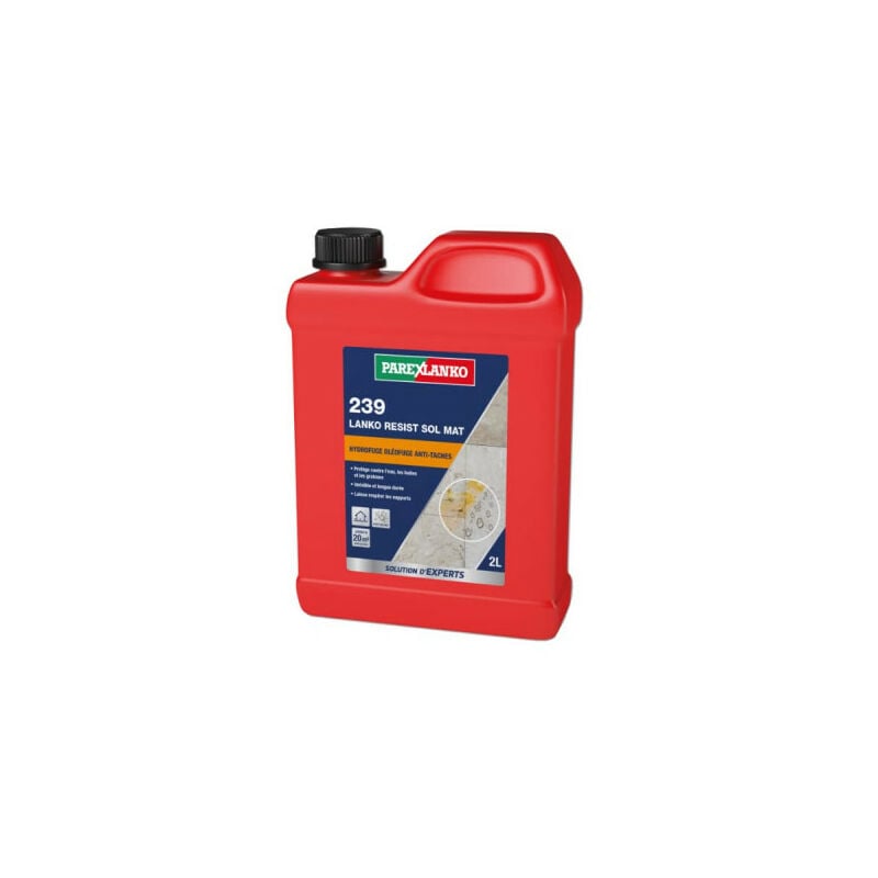 Parexlanko - Protection anti-tâches sols 239 lanko résist sol mat, Hydro oléofuge 2 l - 20 m²