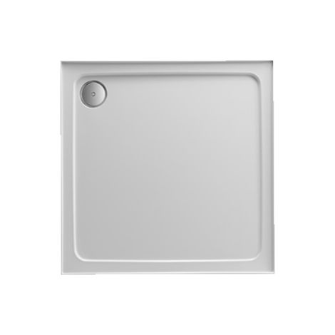 Hydro45 800 x 800mm White Square Shower Tray