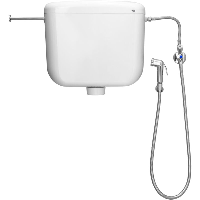 Cr Smart - Chasse d'eau concept 2 Double chasse avec douchette et porte-rouleau - cr