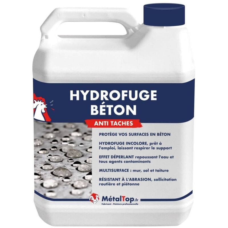 Hydrofuge Beton - 20 l - Incolore Metaltop