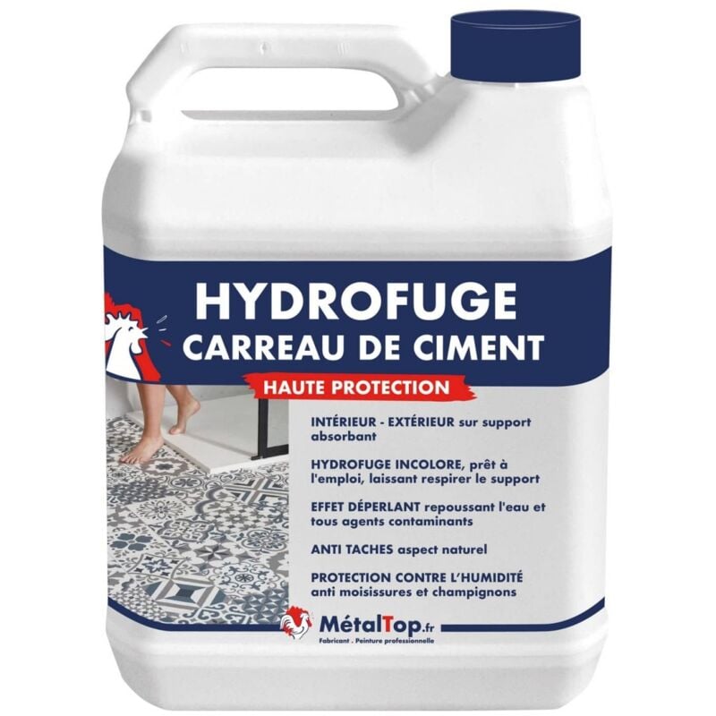 Hydrofuge Carreau De Ciment - 20 L - Incolore - Metaltop