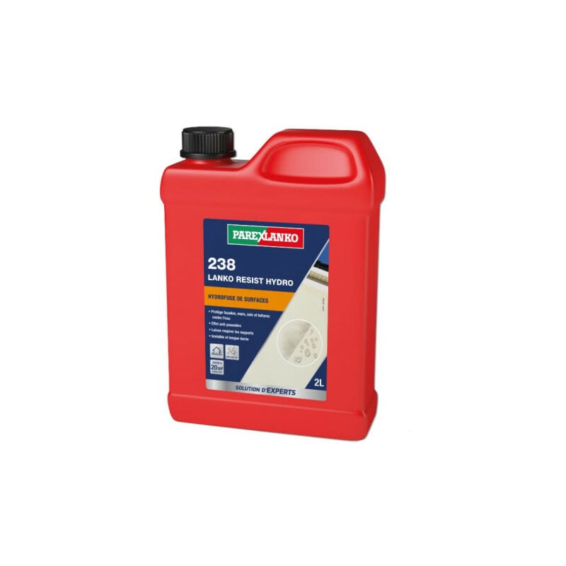 Parexlanko - Protection anti-tâches 238 lanko résist hydro - hydrofuge pour façades, terrasses & toiture 2 l - 10 m²