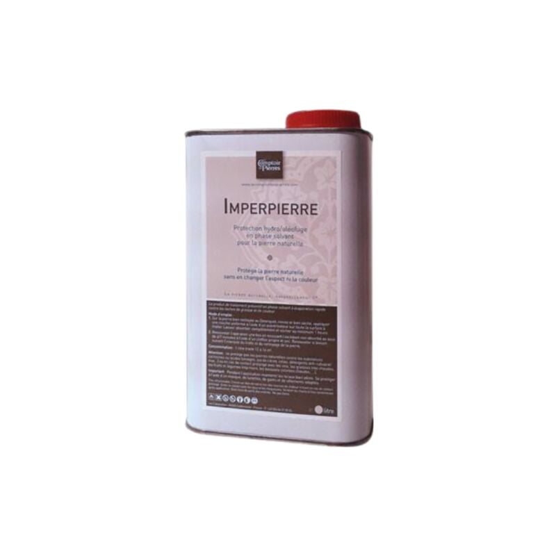 Hydrofuge pierre naturelle extérieur Imperpierre 1L - CDP-ENT-00028-1L Comptoir Des Pierres