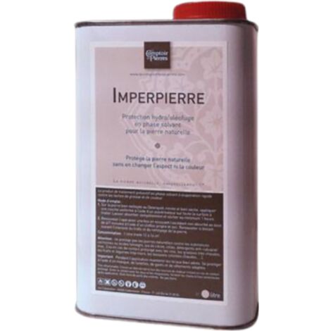 Hydrofuge pierre naturelle extérieur Imperpierre 1L - CDP-ENT-00028-1L - COMPTOIR DES PIERRES