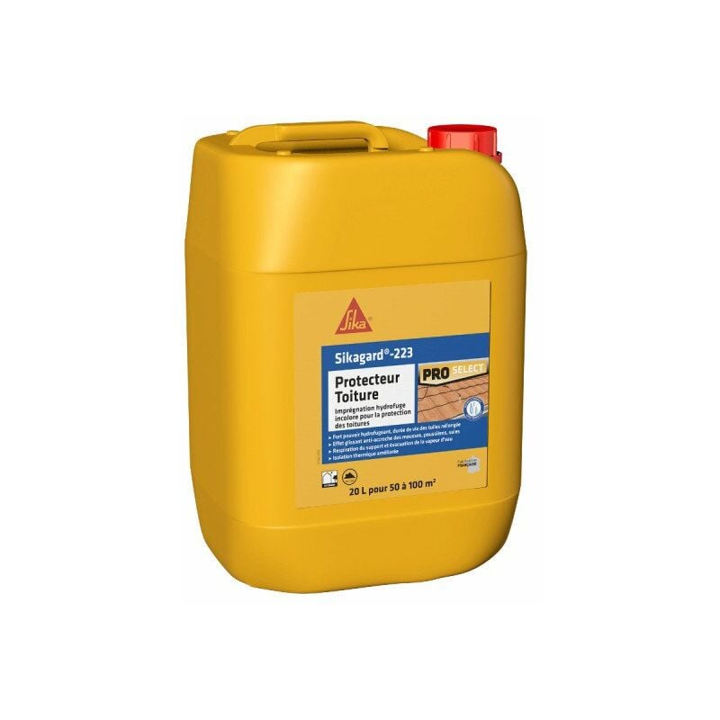 Gard 223 - Protection imperméabilisant hydrofuge toiture Incolore Conditionnement: 20L - Sika
