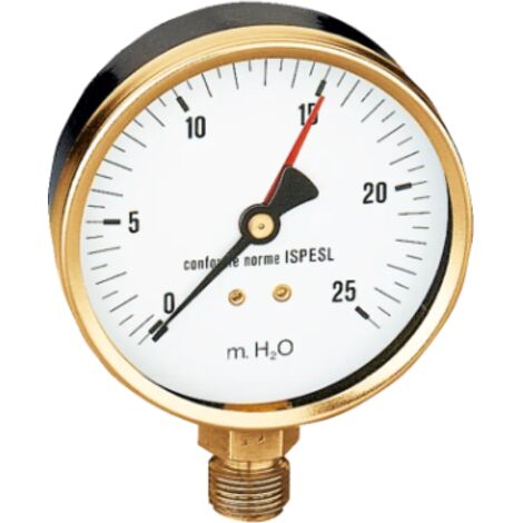Hydromètre, raccord radial 3/8", m poids 0-16 Caleffi 689016 0-16