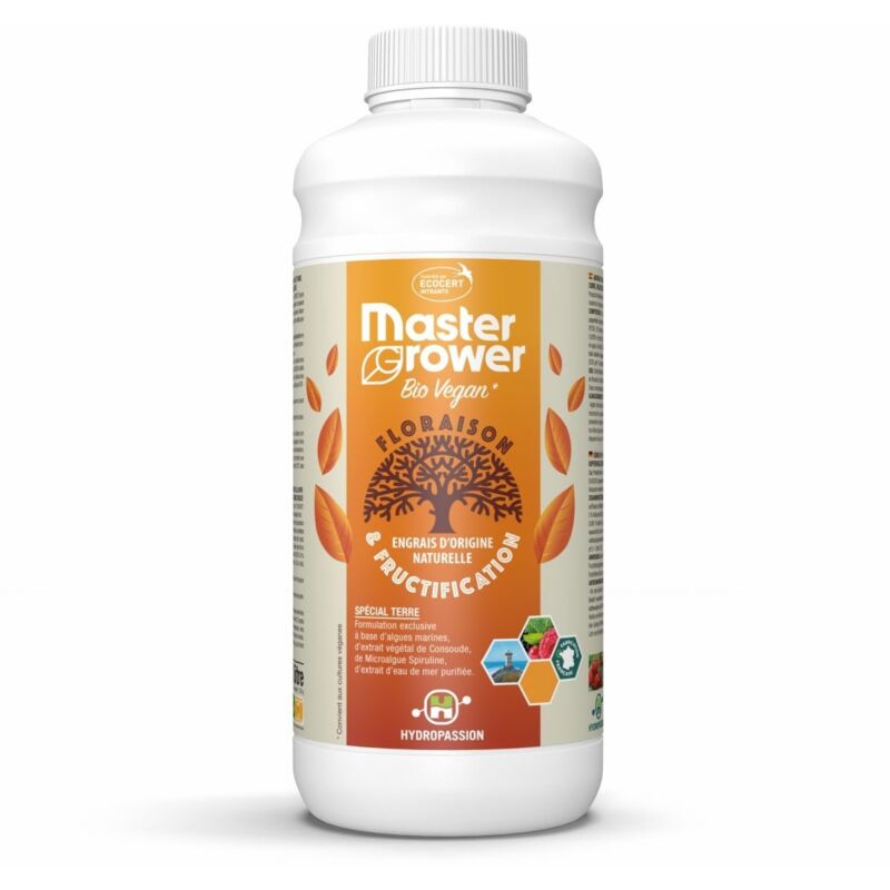 Hydropassion - Master Grower Bio Vegan - Engrais de floraison - 1L