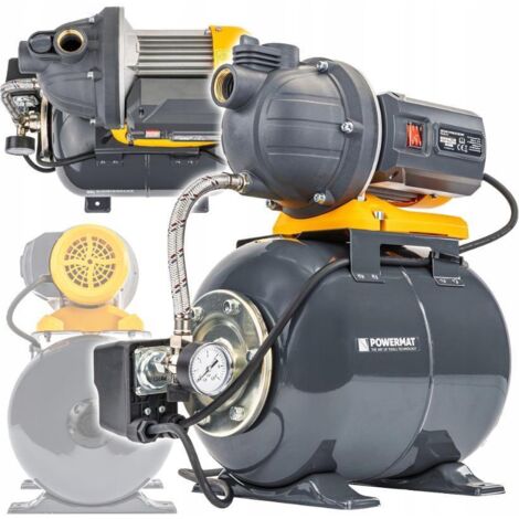 Hydrophor Pumpe 400 W mit Tank 19L 3600L/h Gartenpumpe Wasserpumpe Hauswasserwerk Kreiselpumpe
