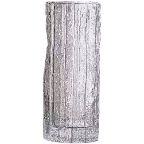 Hydroponische Vase für Pflanzen und Sukkulenten – Hochwertiges, klares und robustes Glas – Weiß oder Schwarz – Abmessungen: 9,5 x 25 cm, 10 x 30 cm oder 12,5 x 30,5 cm