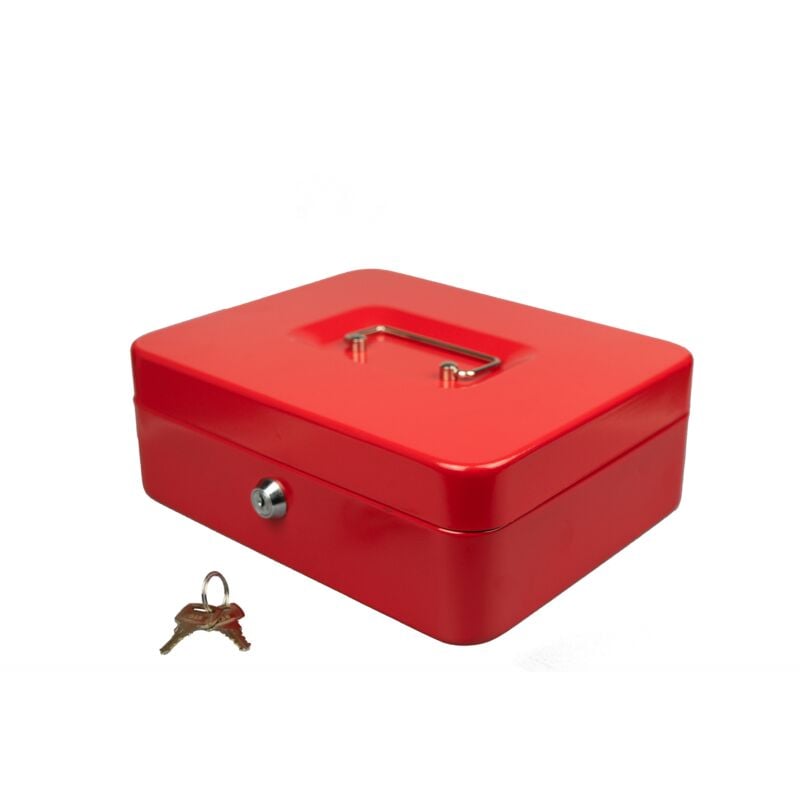 10' Petty Cash Box (Red) - Red