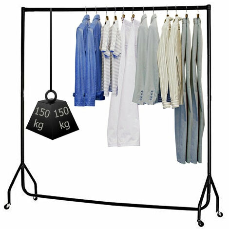 Hyfive Clothes Rail On Wheels Heavy Duty Clothes Rack Garment