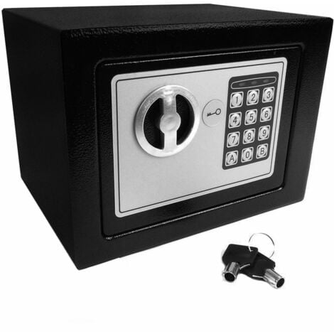 Hyfive Electronic Safebox With Two Keys Jewellery Cash Safe