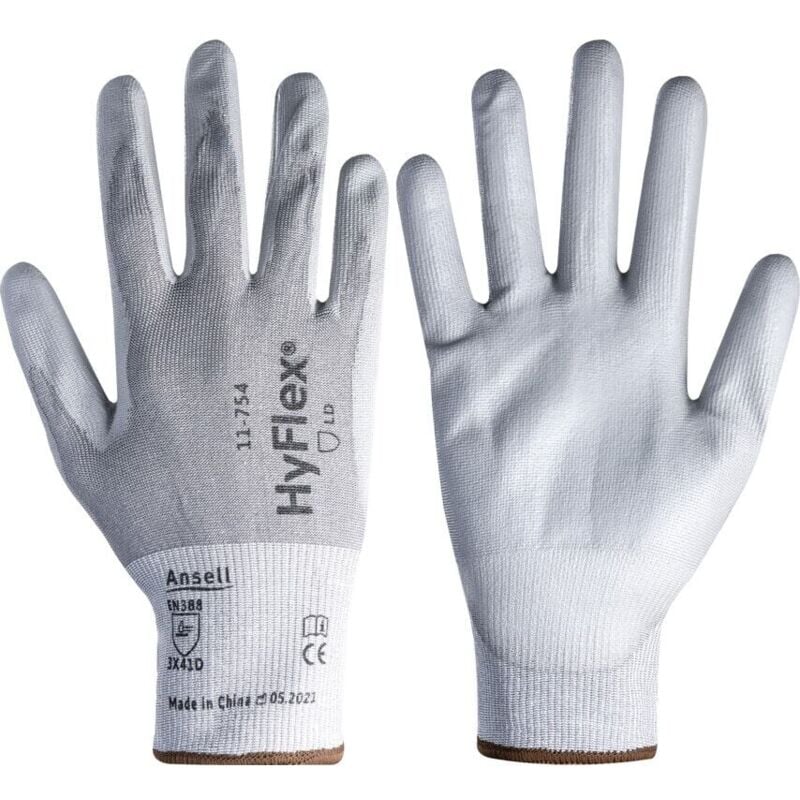 11-754 Cut d pu Palm Coated Gloves Size 10 - Ansell